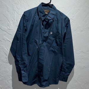 Ariat Dark Blue Long Sleeve Shirt